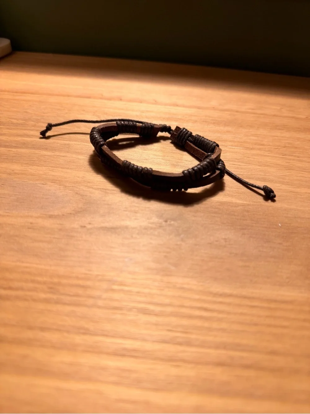 Brown Leather Wrapped Bracelet
